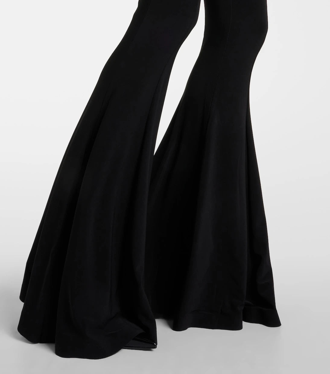 Norma Kamali - Turtleneck flared jumpsuit