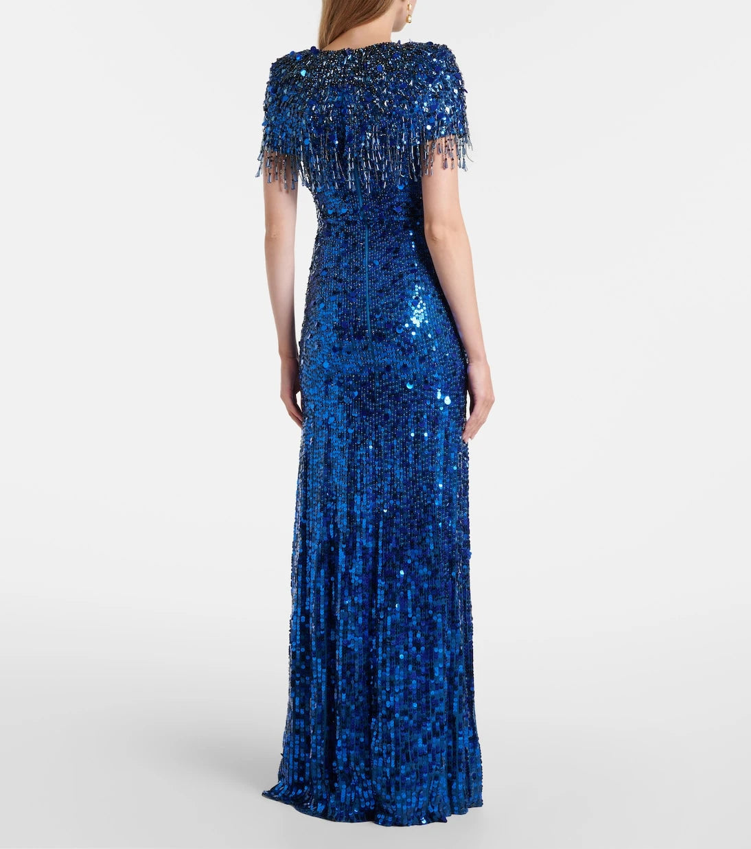 Jenny Packham - Embellished fringed gown