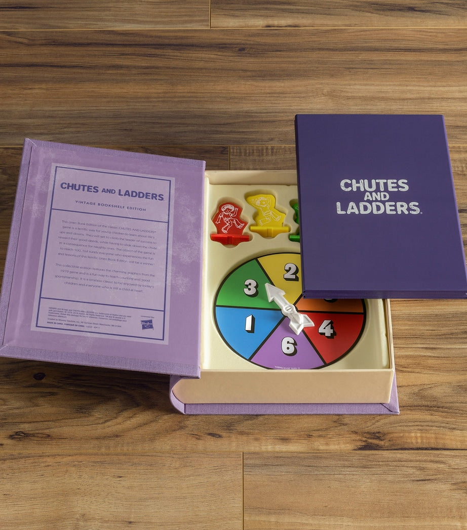 VINTAGE BOOKSHELF Chutes and Ladders Board Game