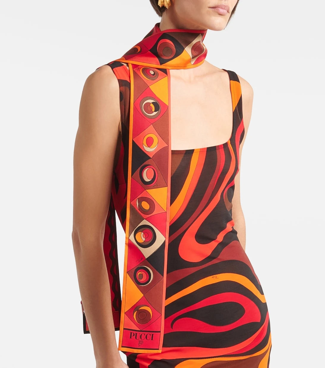 Pucci - Manuba silk twill scarf