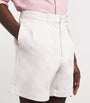Cotton Pleated Cormac Shorts