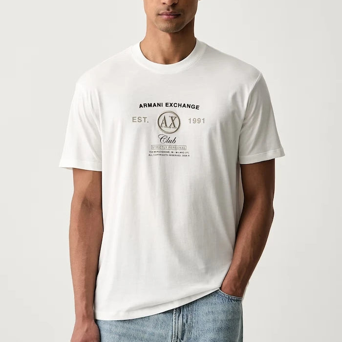 Armani Exchange erkek pamuklu tişört