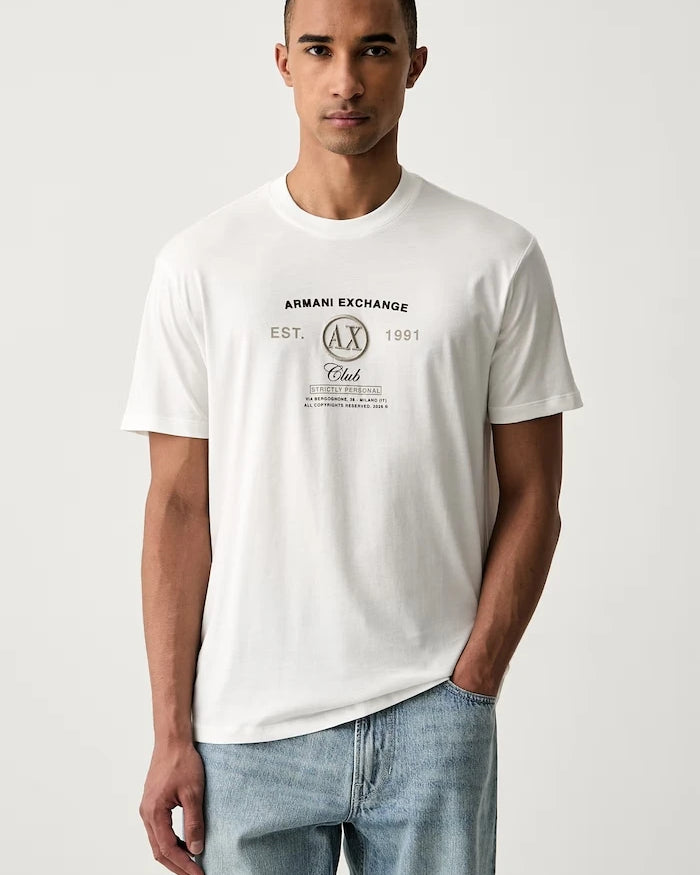Armani Exchange erkek pamuklu tişört