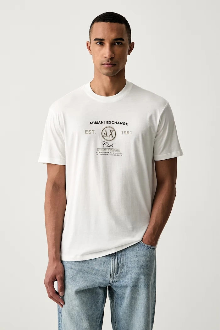 Armani Exchange erkek pamuklu tişört