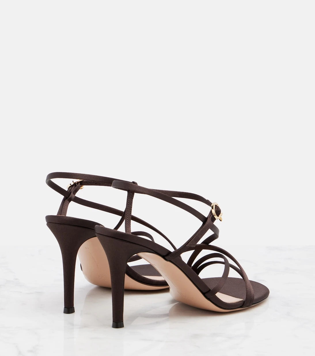 Gianvito Rossi - Strappy 85 satin sandals