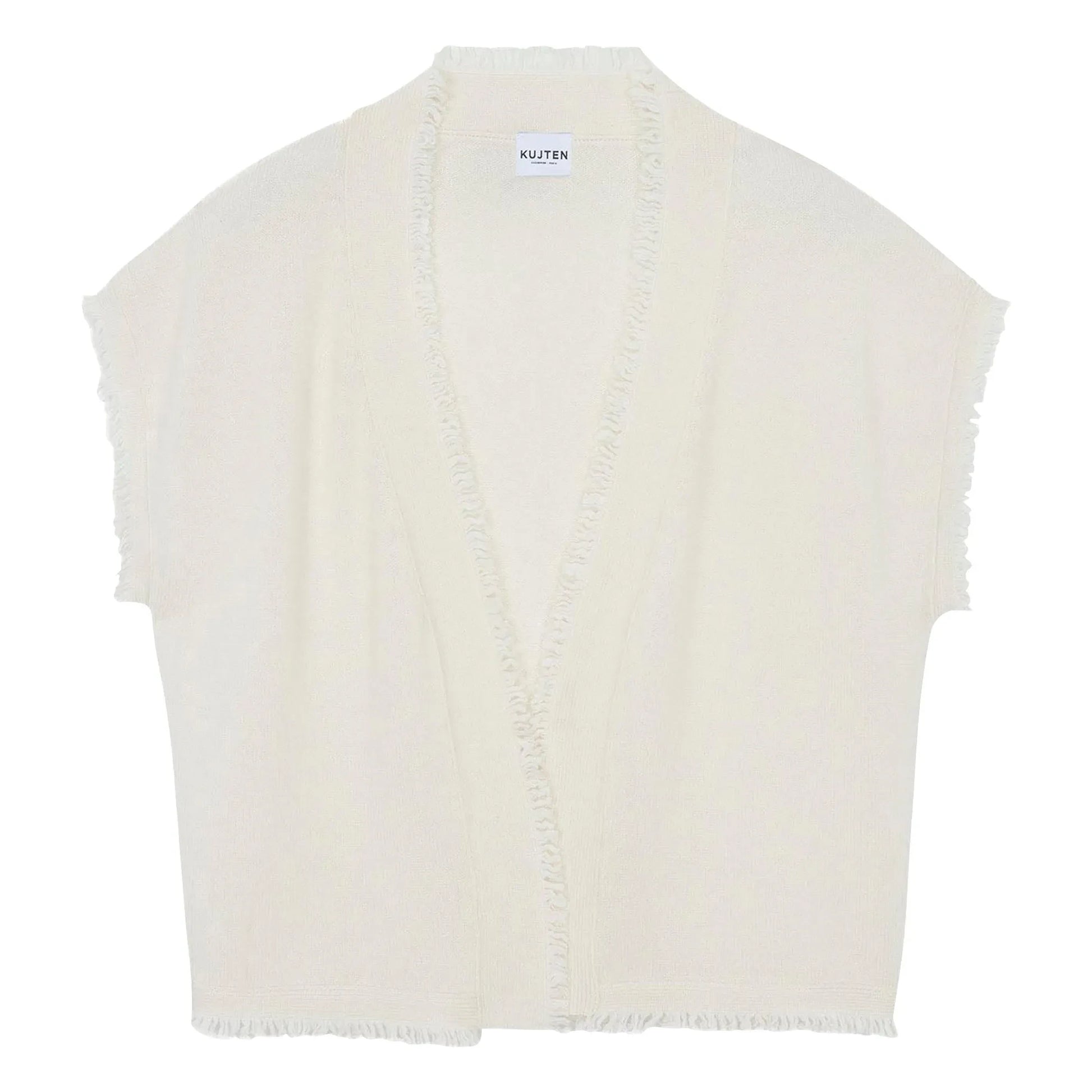 Kujten - Nessa Linen sweater | White