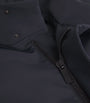 Giorgio Armani Blue Padded Pea Coat
