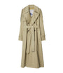 Burberry Beige Cotton Long Castleford Trench Coat