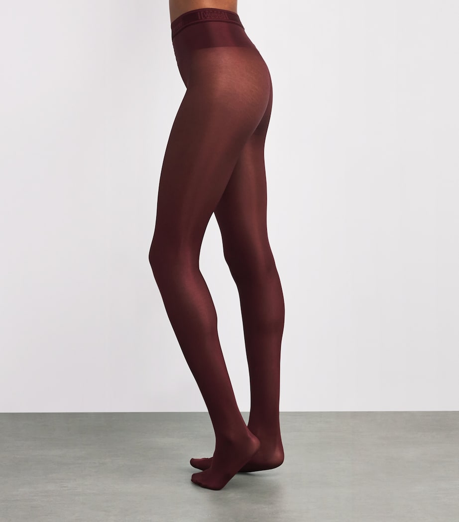 Wolford Burgundy Neon 40 Tights