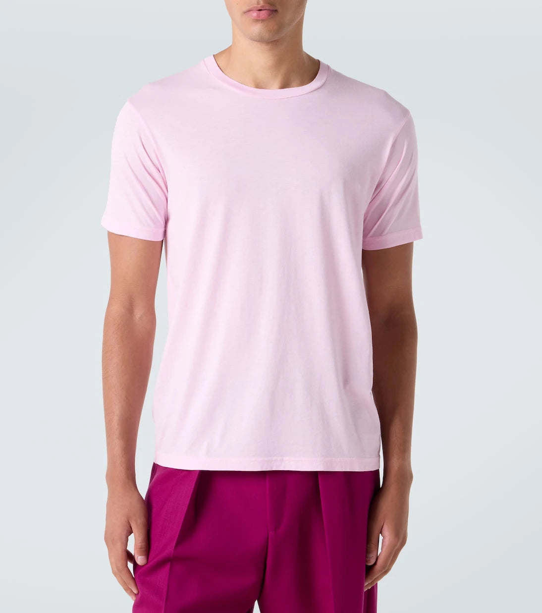 Tom Ford - Cotton and silk jersey T-shirt