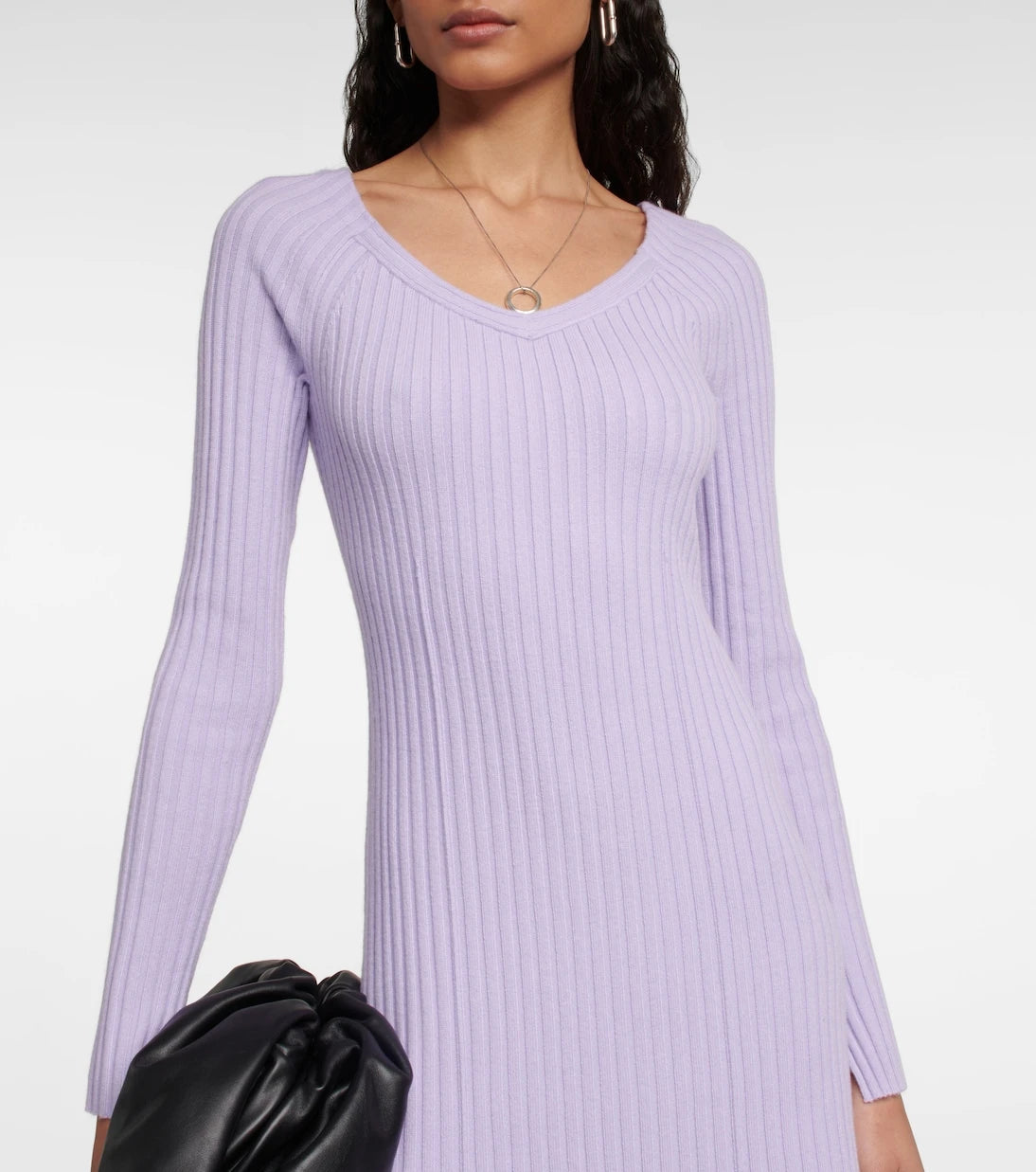 Dorothee Schumacher - Ribbed-knit wool-blend midi dress