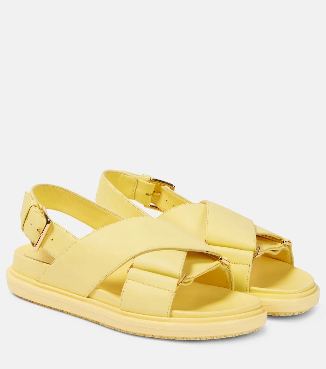Marni - Fussbett leather sandals