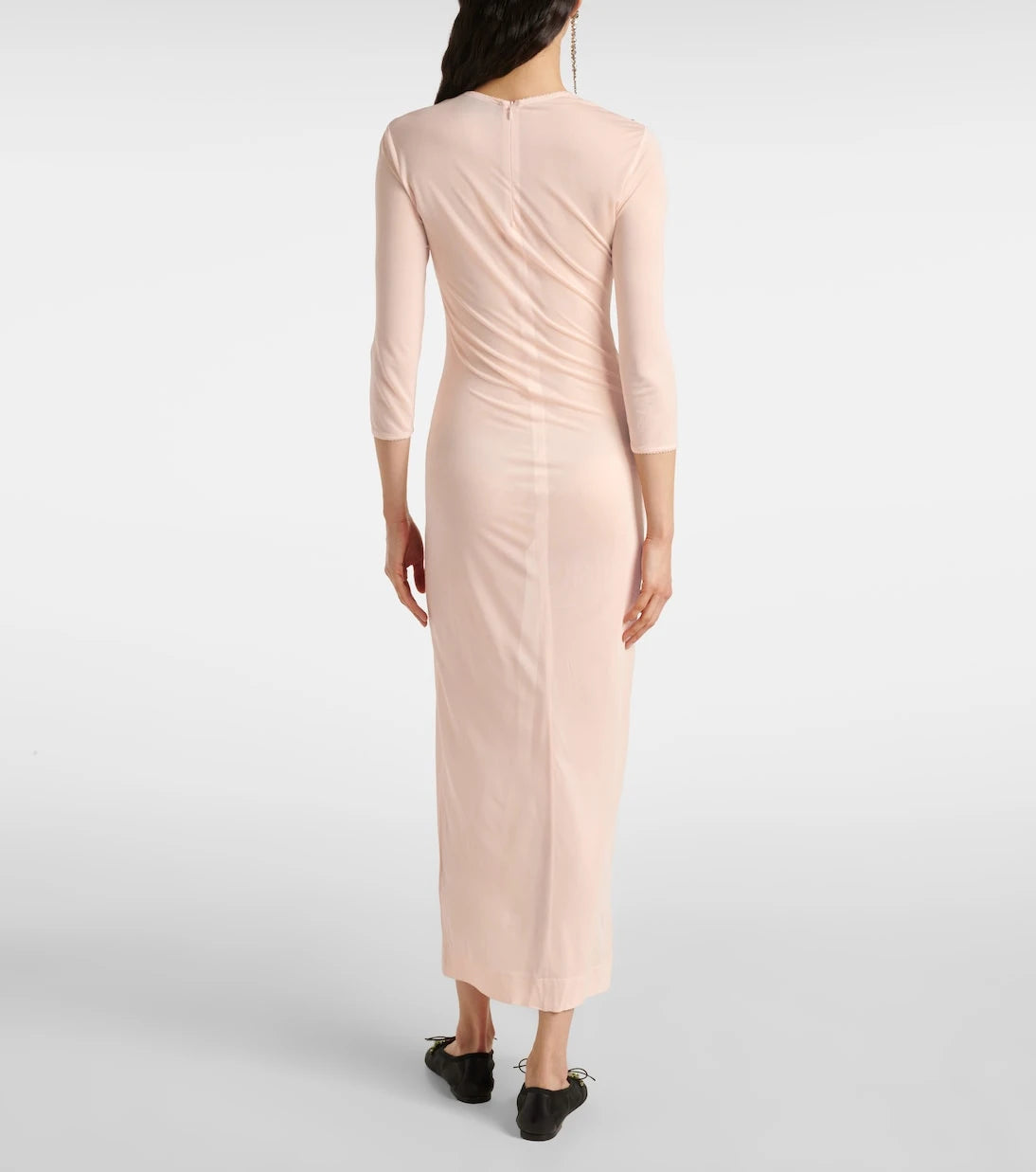 Simone Rocha - Embellished mesh midi dress