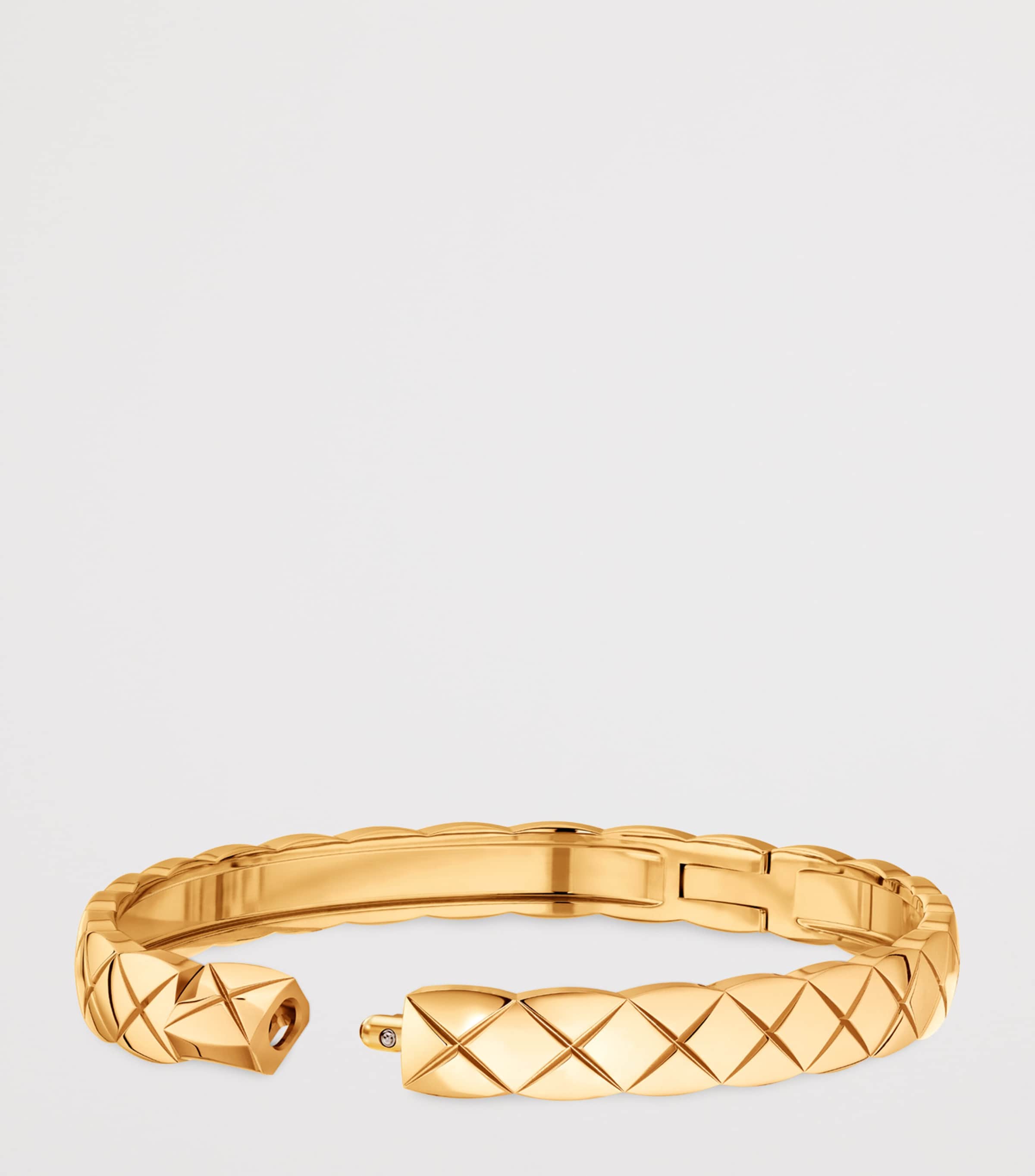 Yellow Gold and Diamond Coco Crush Bangle