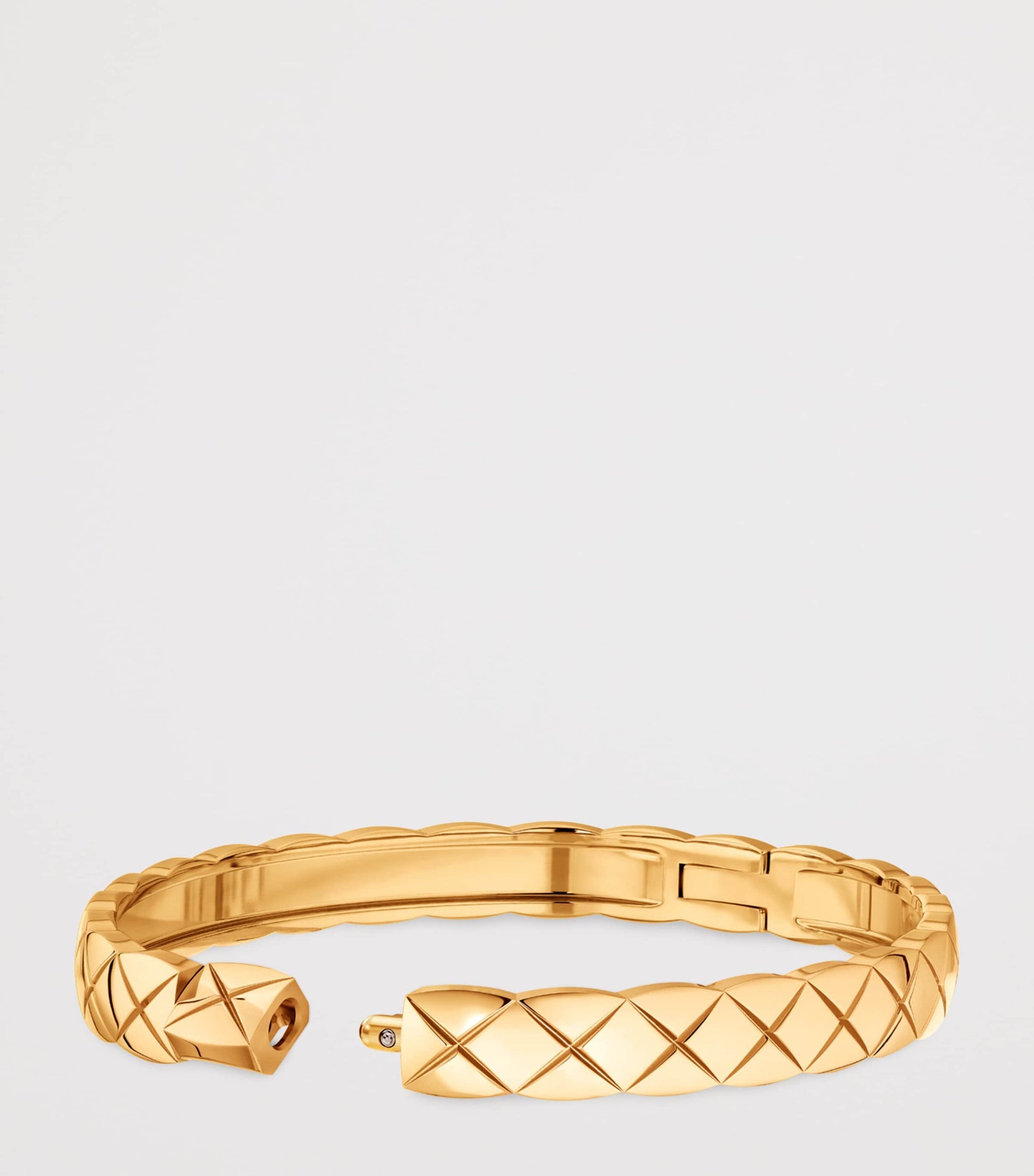 Yellow Gold and Diamond Coco Crush Bangle