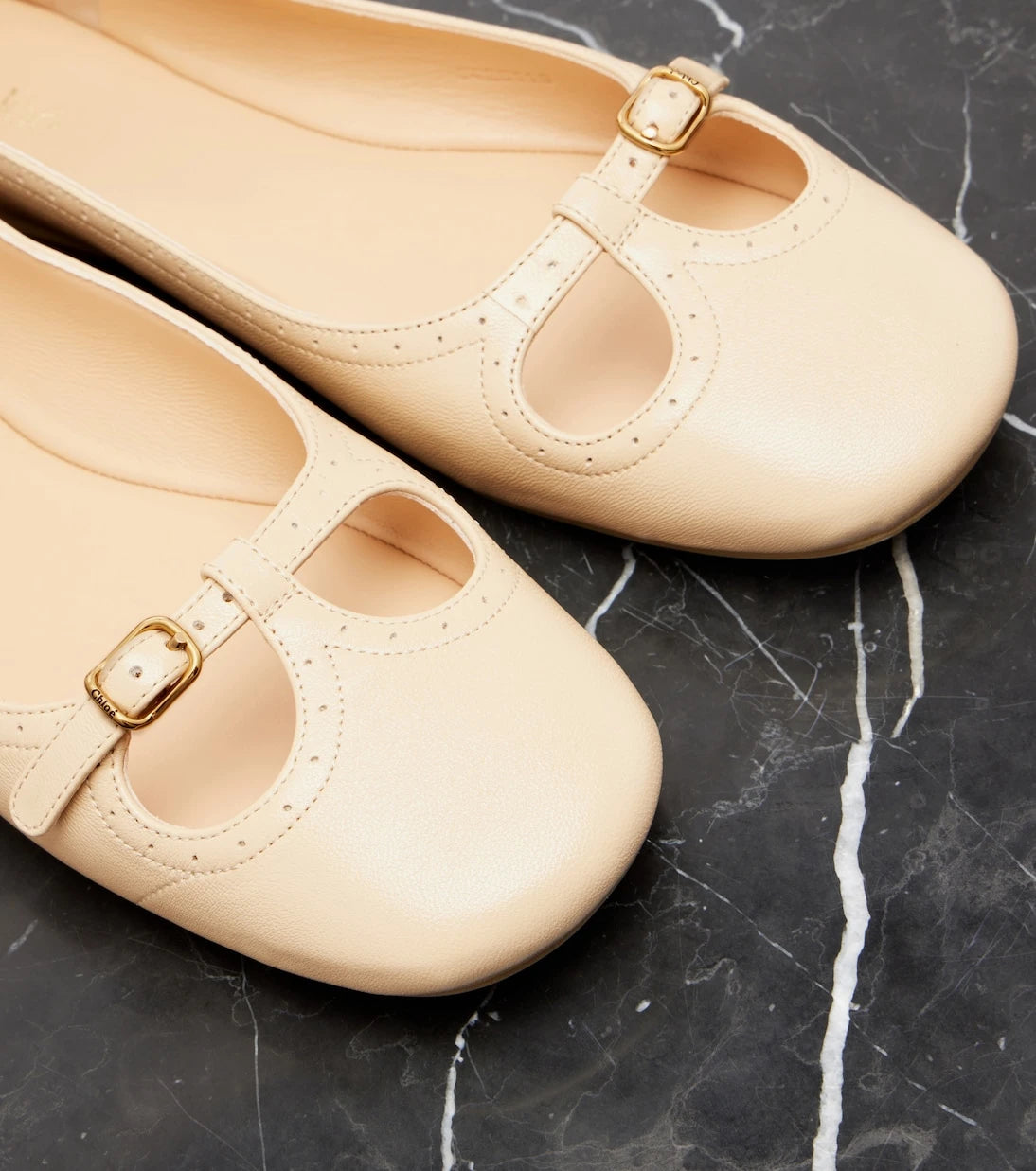 Chloé - Misty leather ballet flats