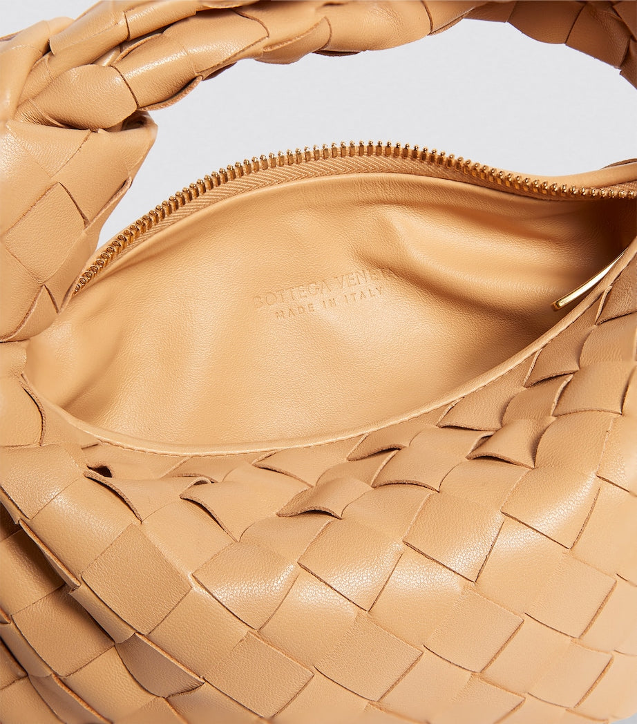 Mini Leather Jodie Bag ALMOND-GOLD