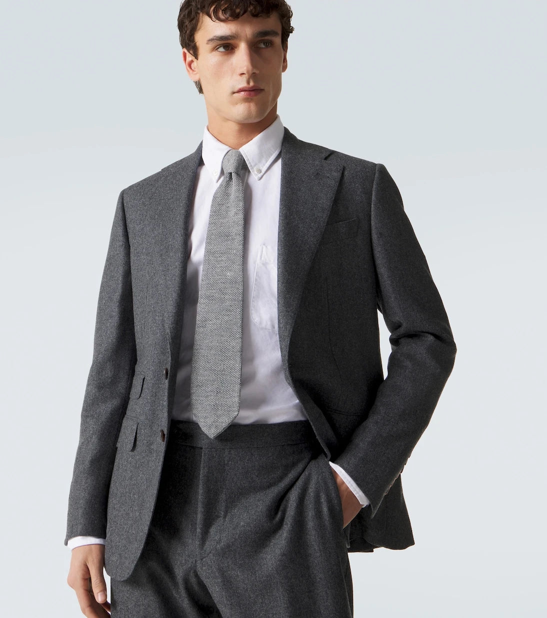 Thom Sweeney - Knitted linen tie