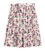Dolce & Gabbana Kids Cotton Poplin Violet Print Skirt (2-6 Years)