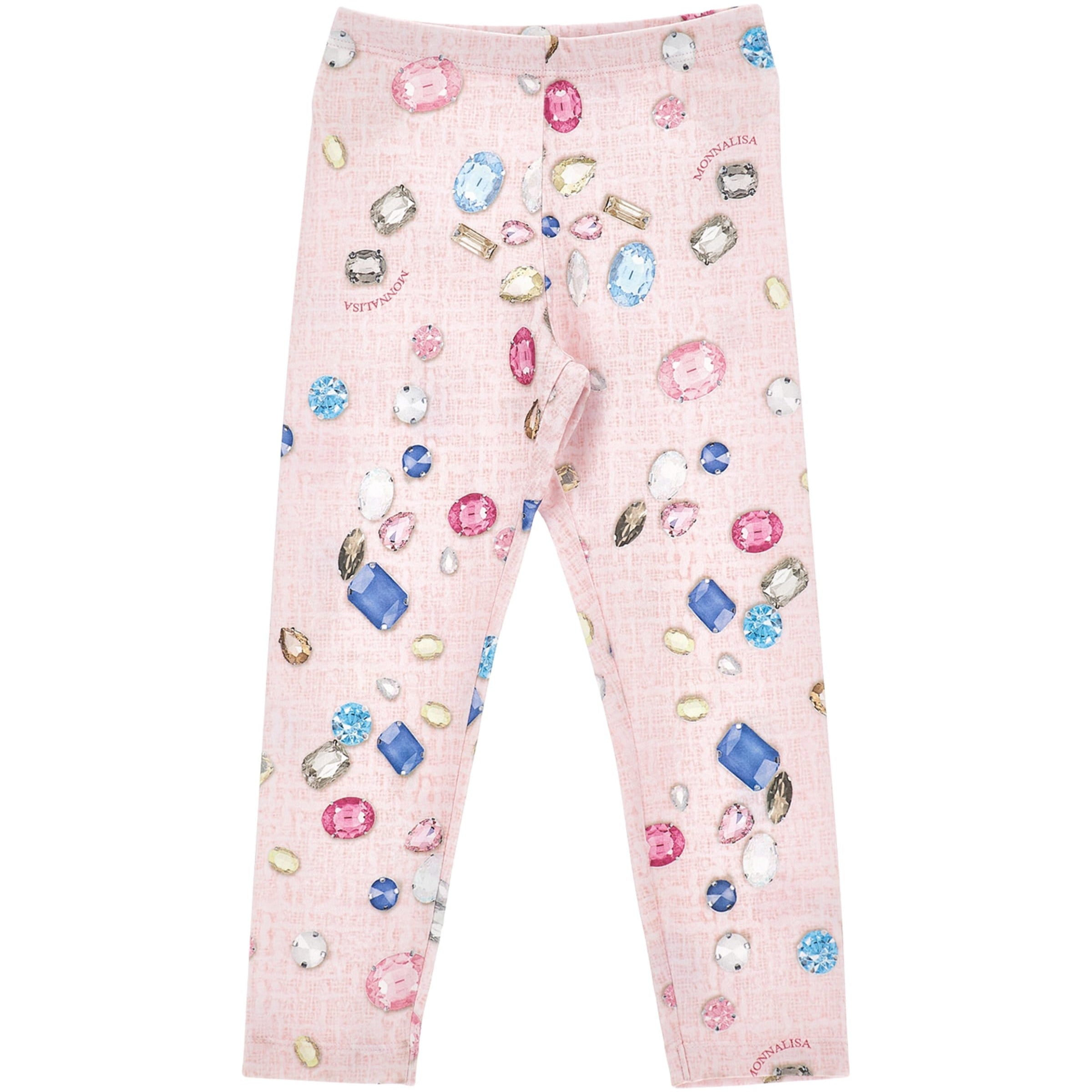 Stretch-Cotton Gem Print Leggings (2-12 Years)