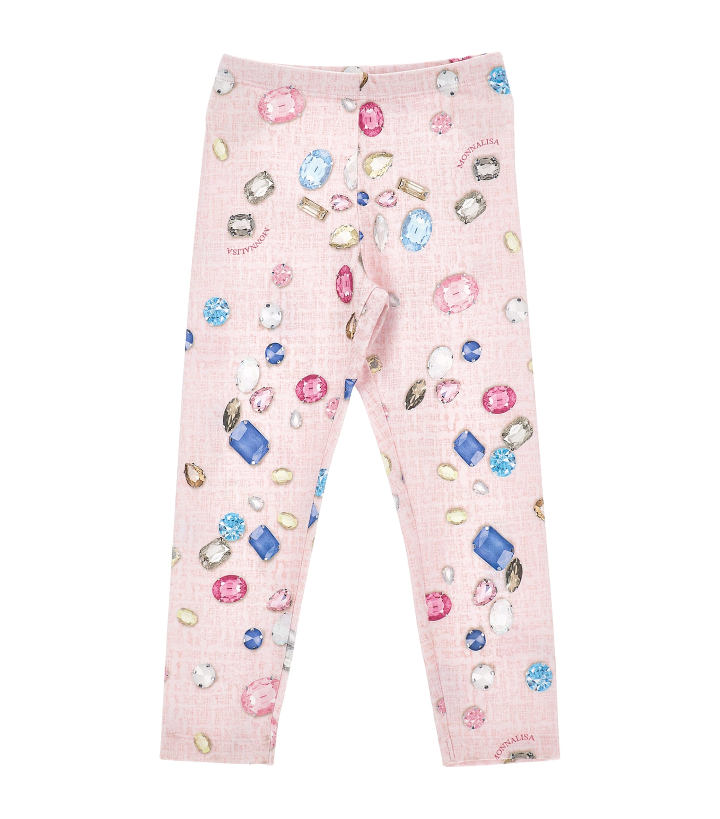 Stretch-Cotton Gem Print Leggings (2-12 Years)