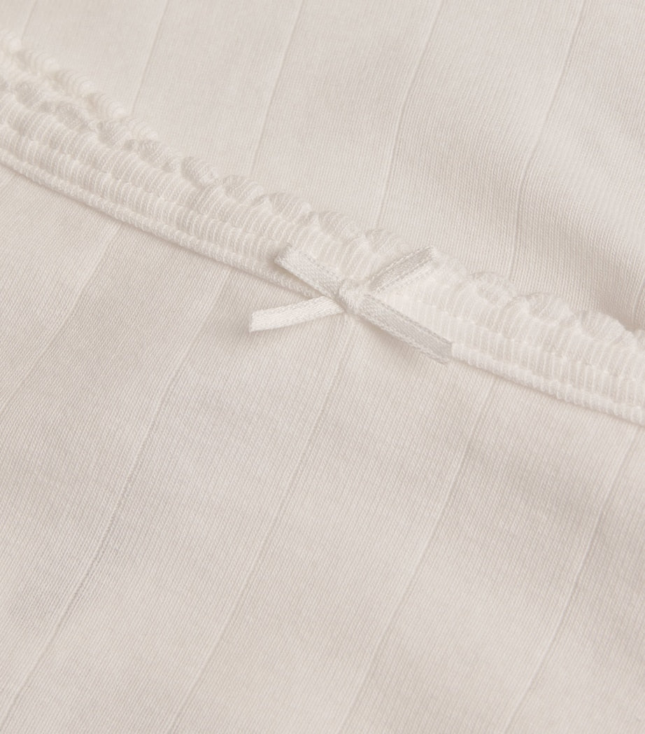 Drop Needle Mini Skirt SNOW