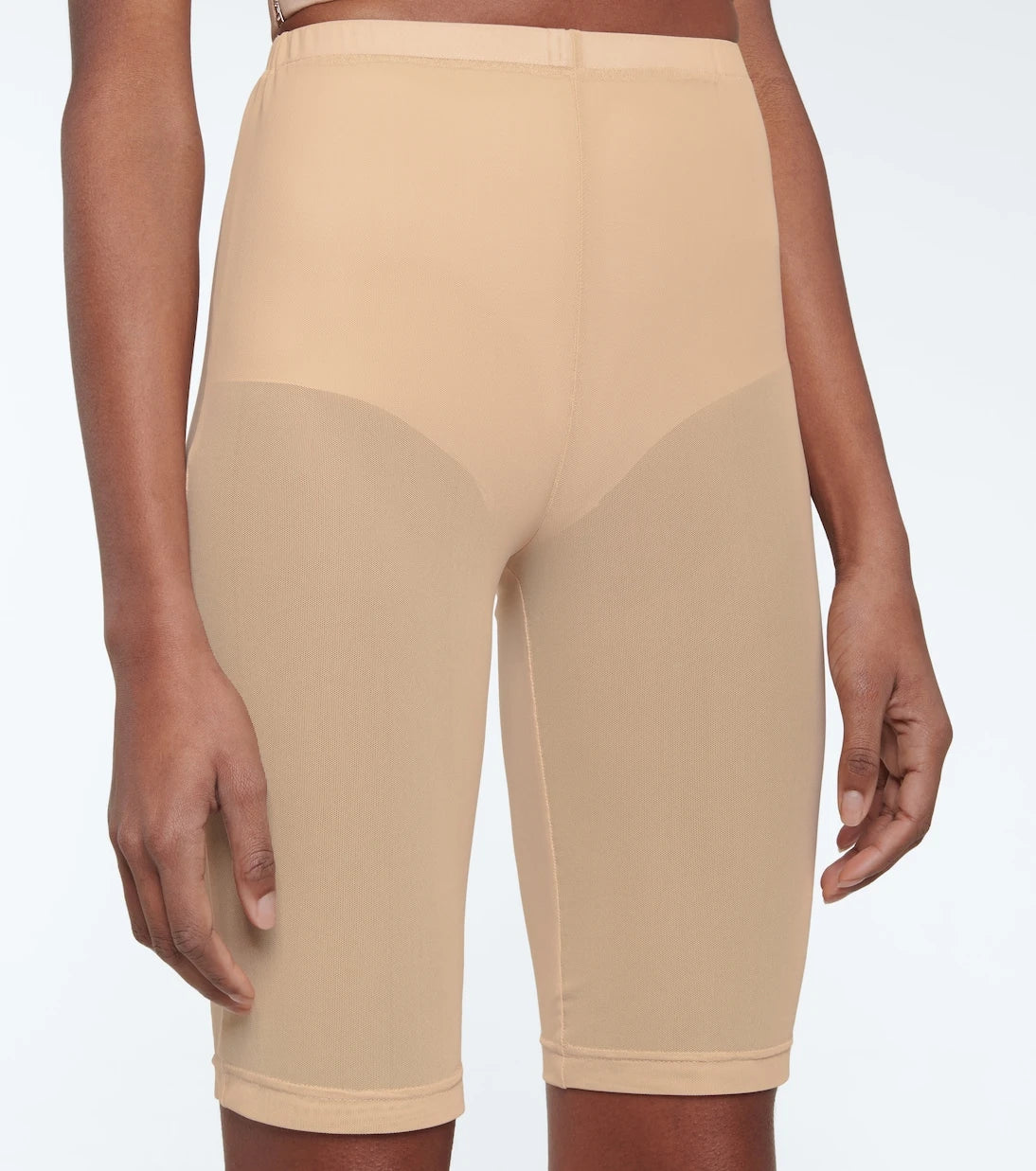 David Koma - Mesh jersey shorts