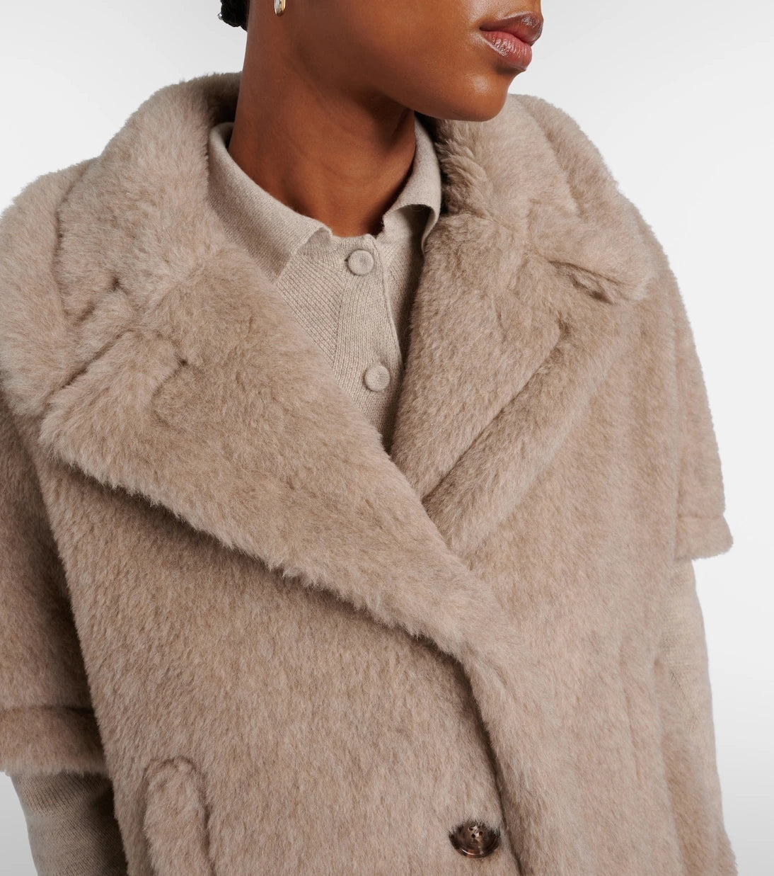 Max Mara - Corvino teddy cape