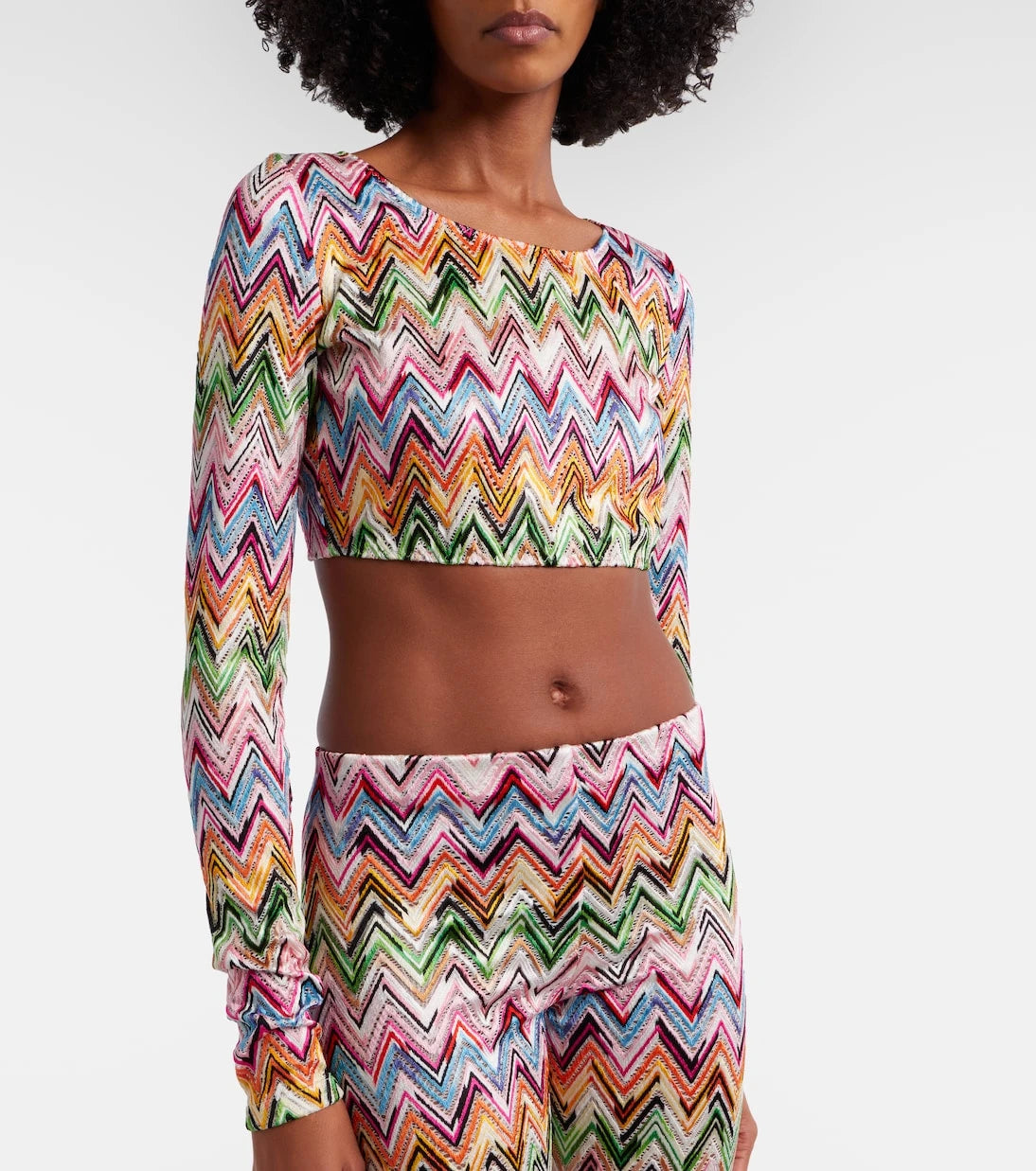 Missoni - Zigzag crop top