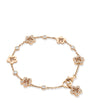 Rose Gold and Diamond Blossom Charm Bracelet