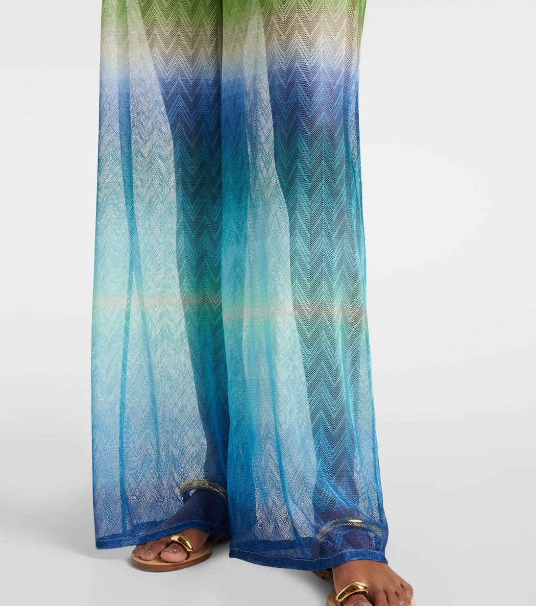 Missoni - Zigzag palazzo pants