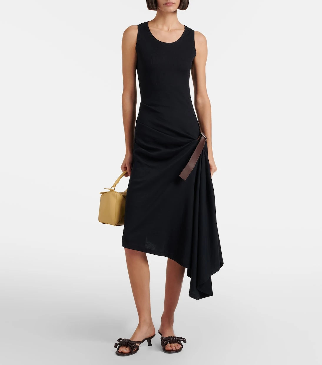 Loewe - Flamenco 45 leather mules
