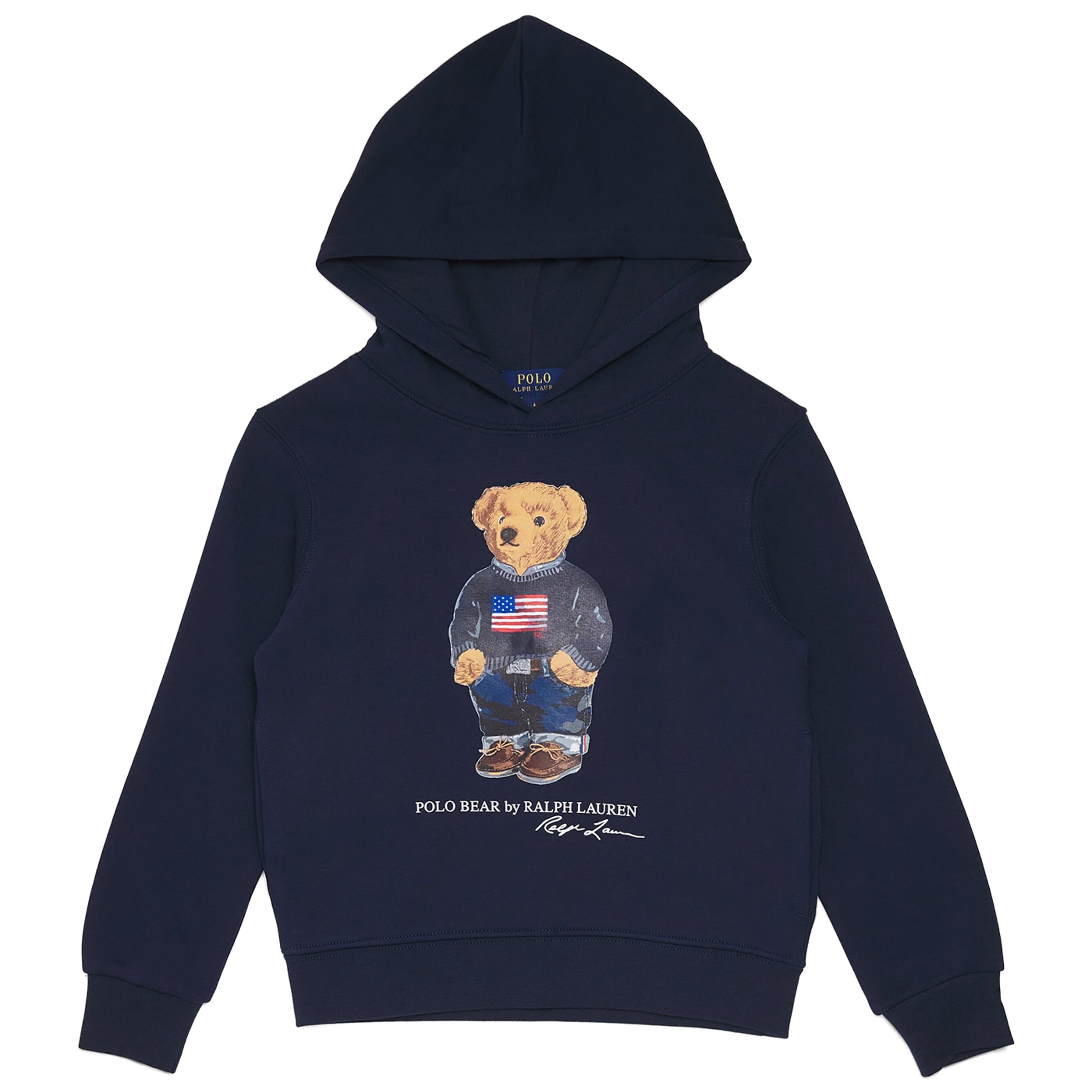 Ralph Lauren Kids Cotton Polo Bear Hoodie (2-7 Years)