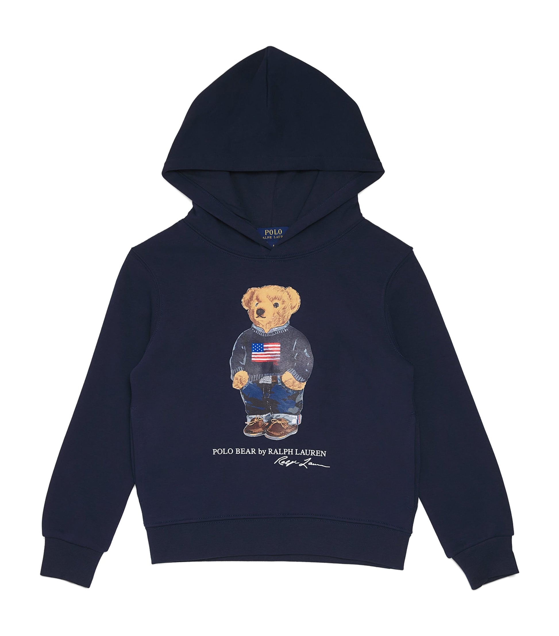 Ralph Lauren Kids Cotton Polo Bear Hoodie (2-7 Years)