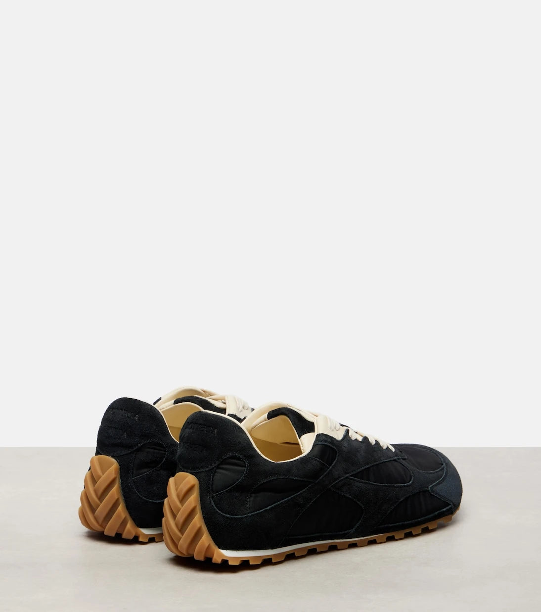 Bottega Veneta - Orbit Flash suede-trimmed sneakers