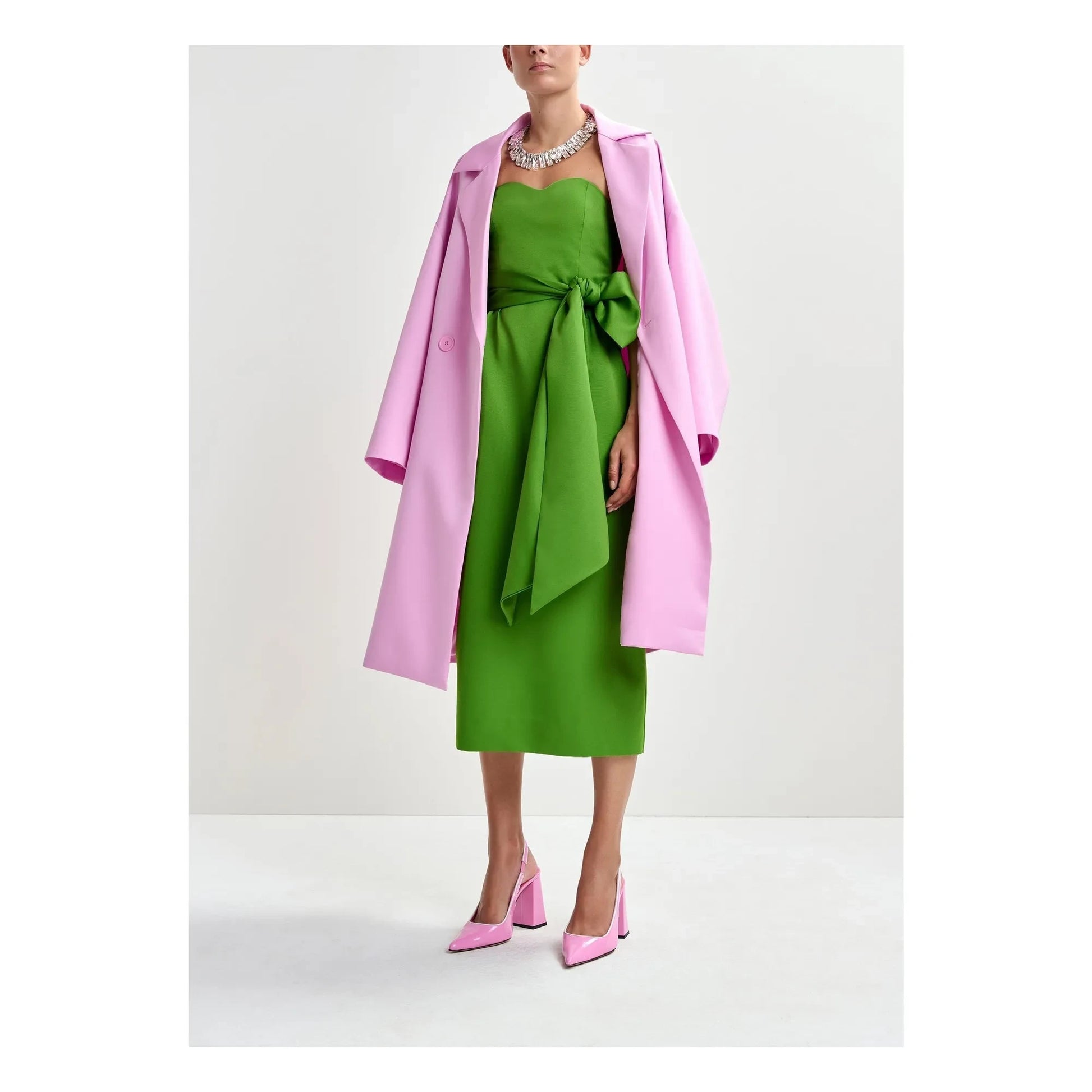 Essentiel Antwerp - Juror strapless dress | Green