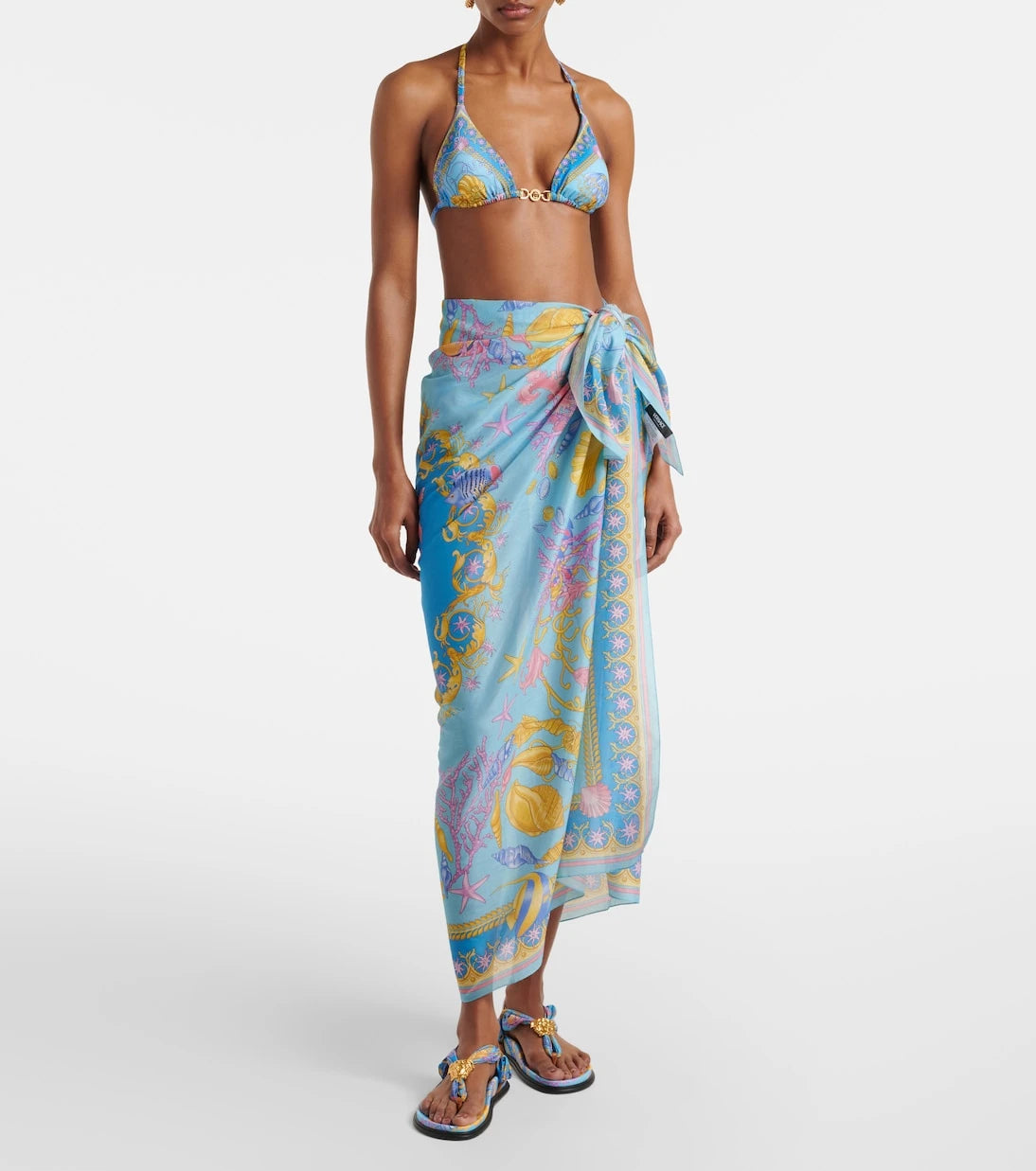 Versace - Underwater Barocco beach cover-up