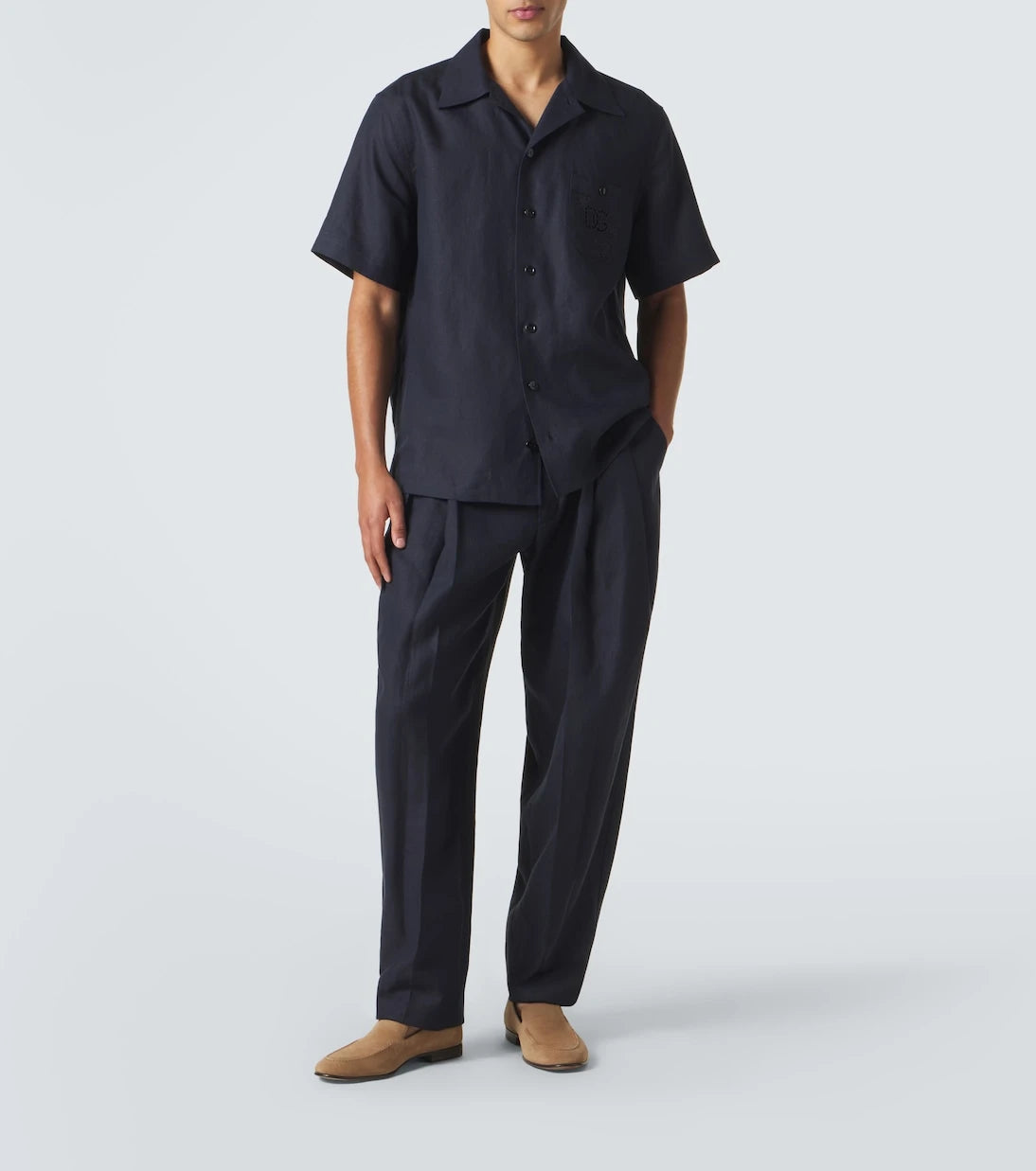 Dolce&Gabbana - Linen tapered pants