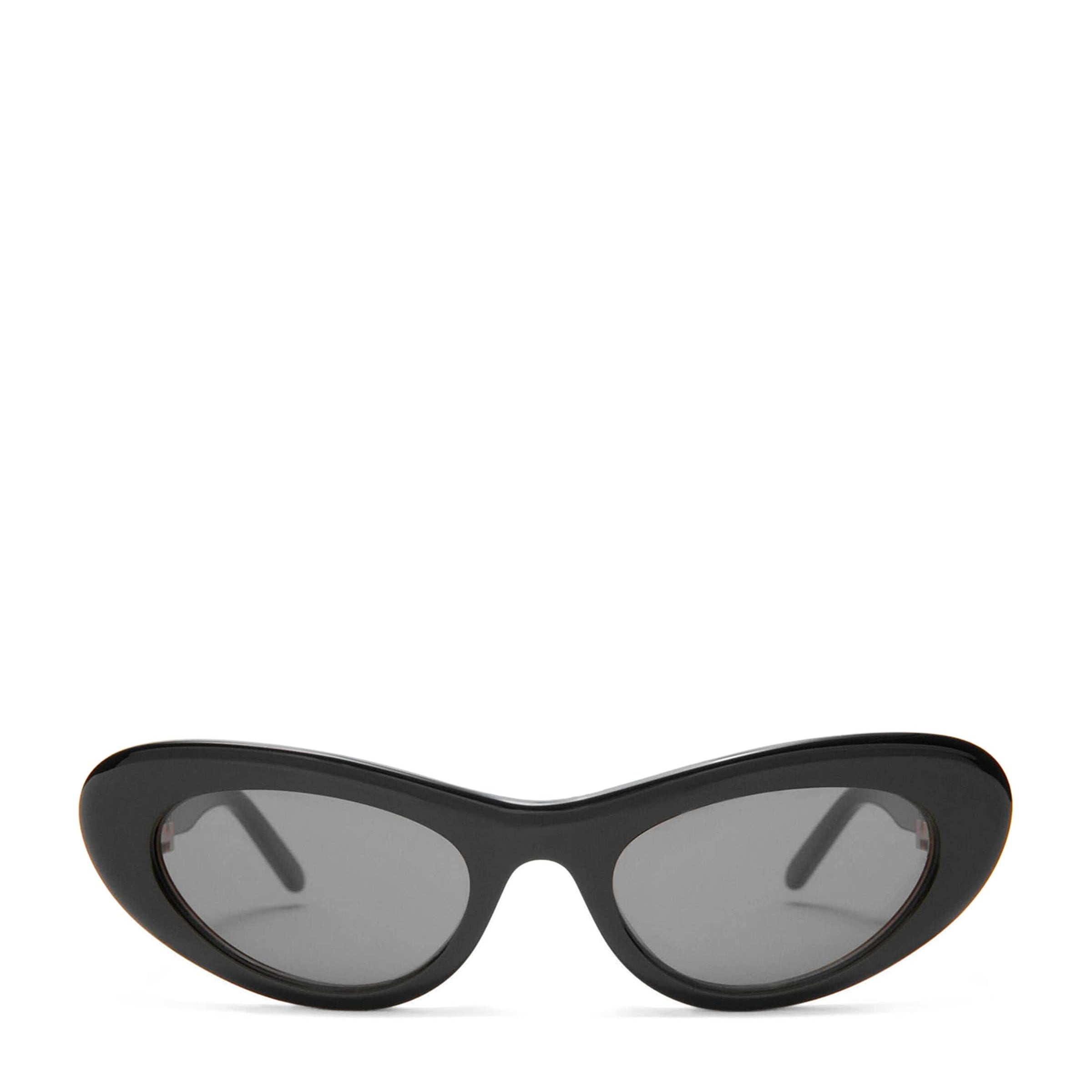 Black Acetate Cocktail Cat-Eye Sunglasses