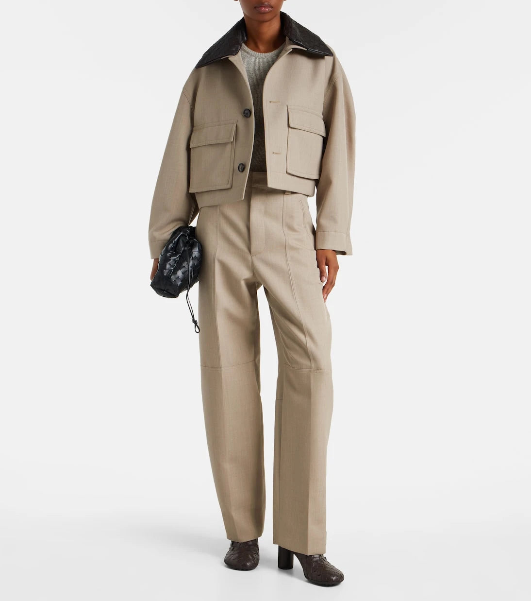 Bottega Veneta - Atomic 75 Intrecciato leather ankle boots
