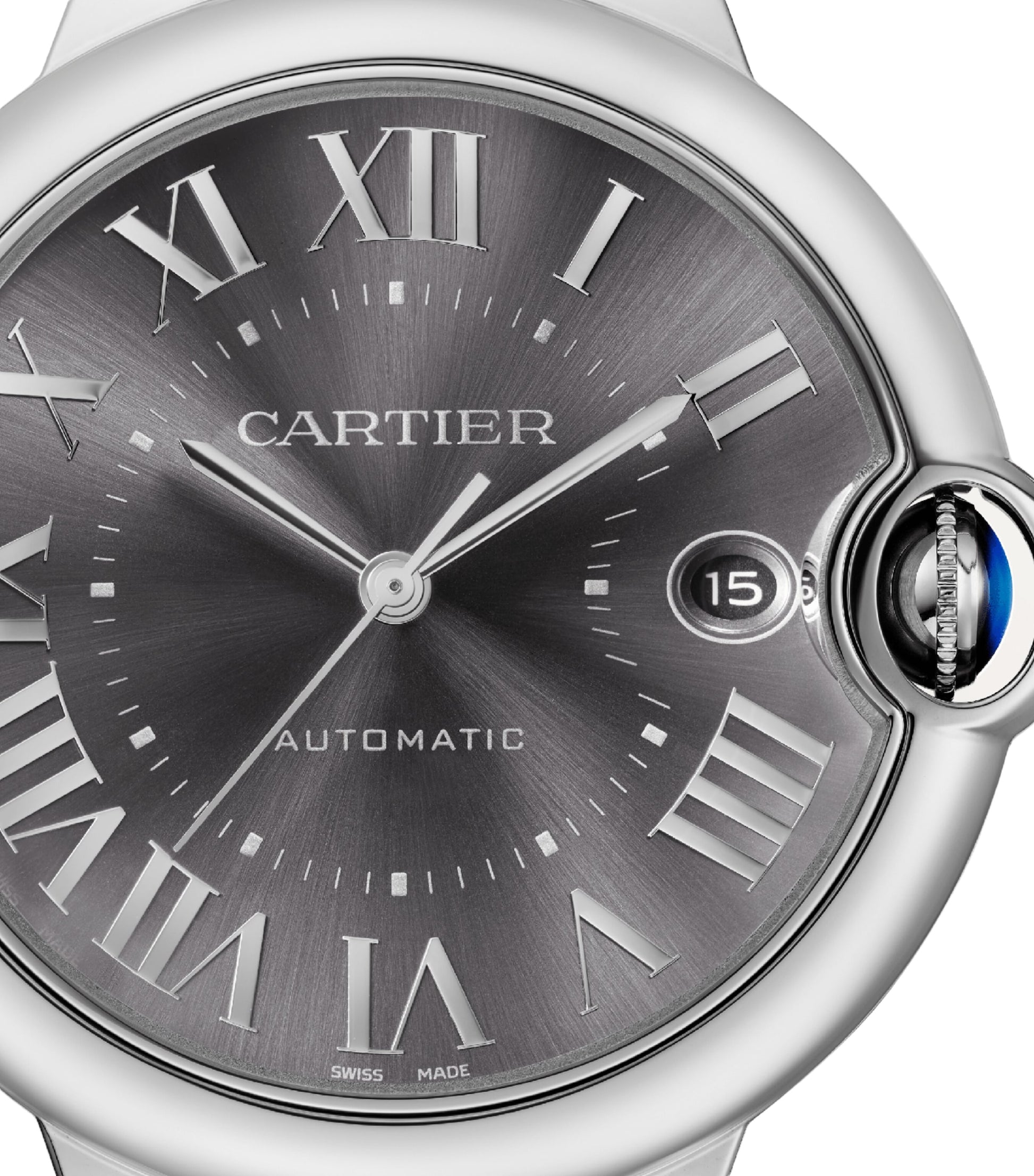 Stainless Steel Ballon Bleu de Cartier Watch 40mm