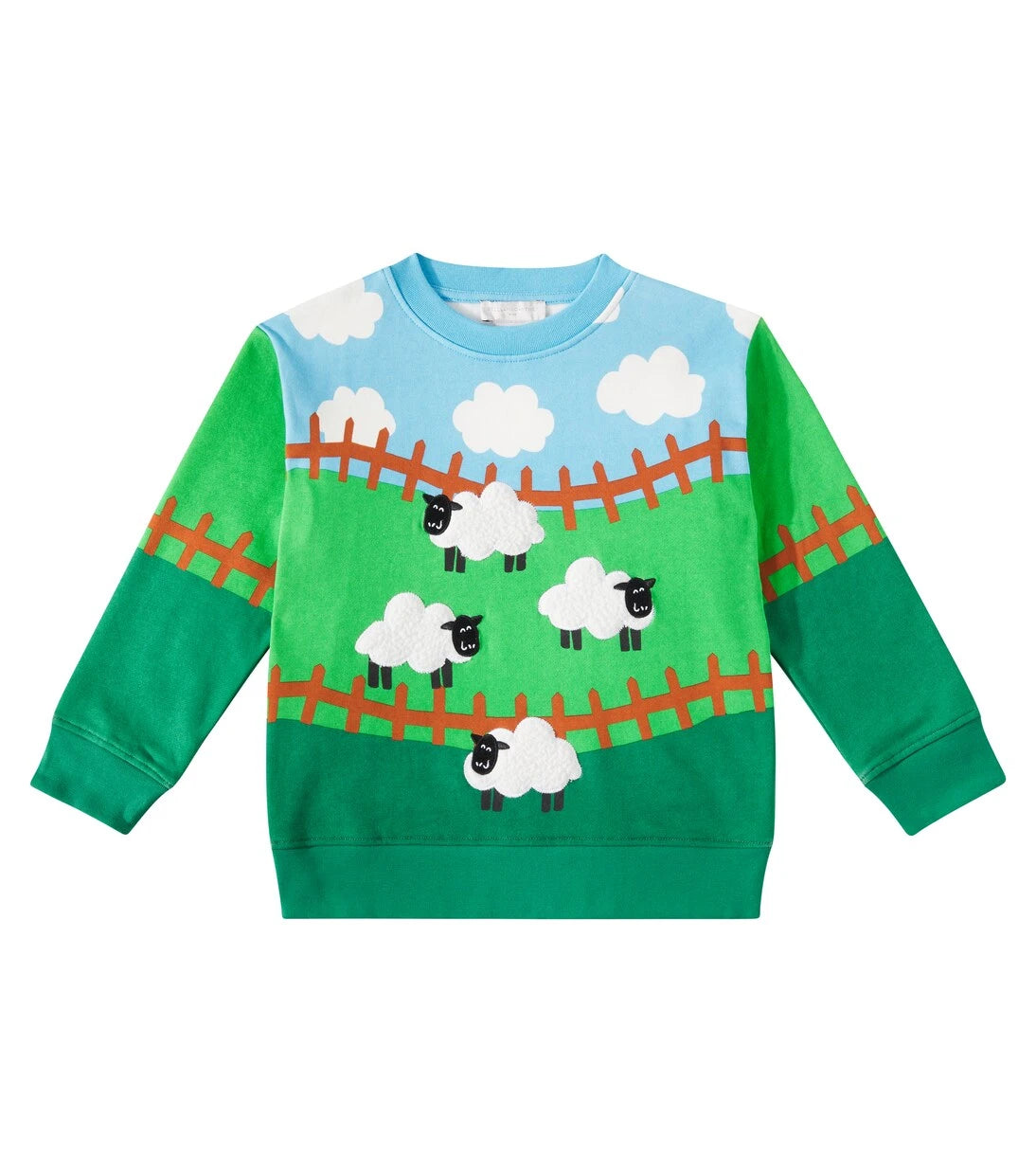 Stella McCartney Kids - Printed cotton fleece sweatshirt