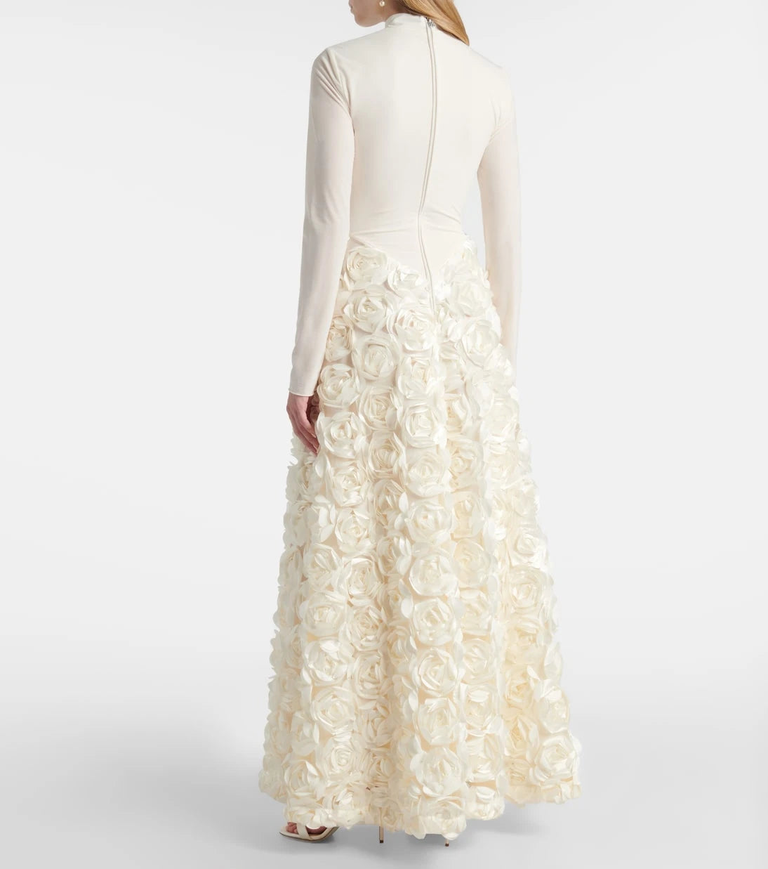 Rotate - Floral-appliqué gown