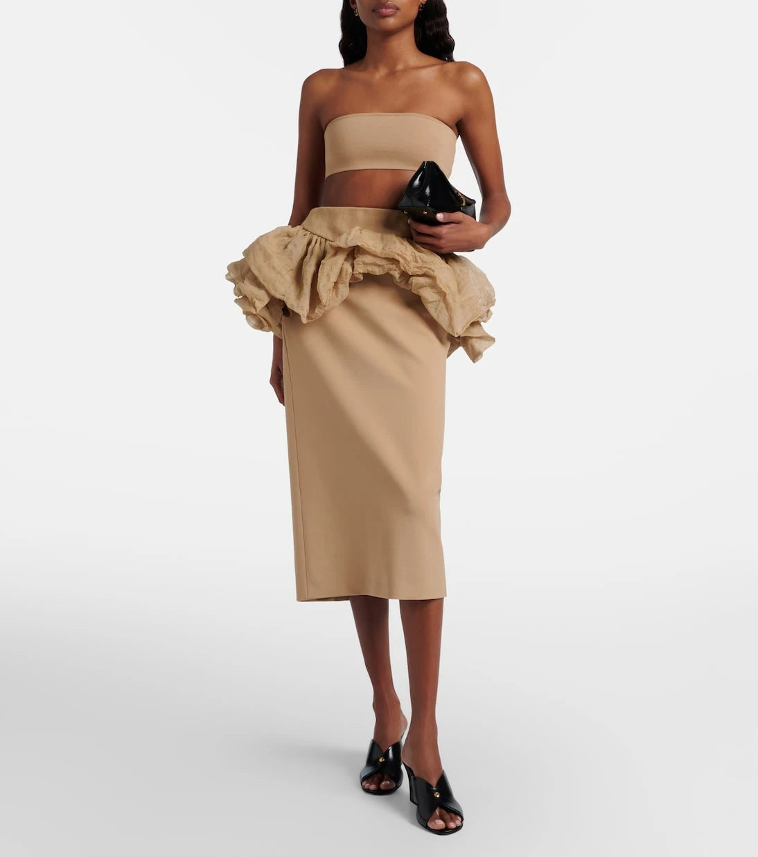 Max Mara - Baccano peplum pencil skirt