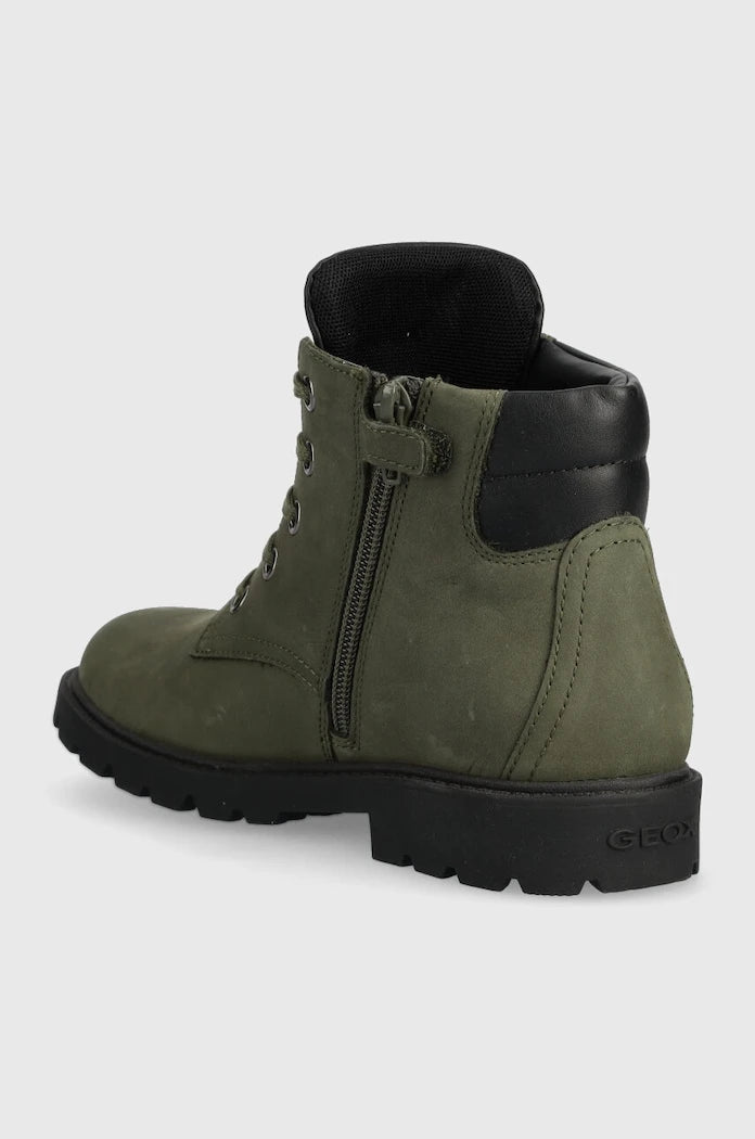 Geox J16FAB 032BC J SHAYLAX Çocuk Deri Kışlık Ayakkabılar