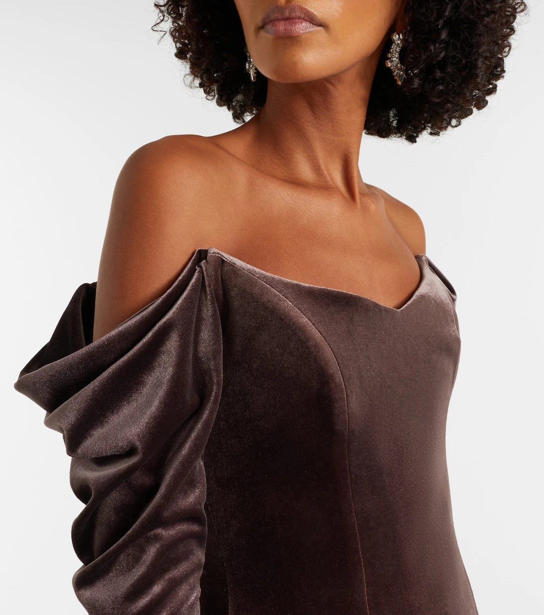 Alex Perry - Draped velvet gown