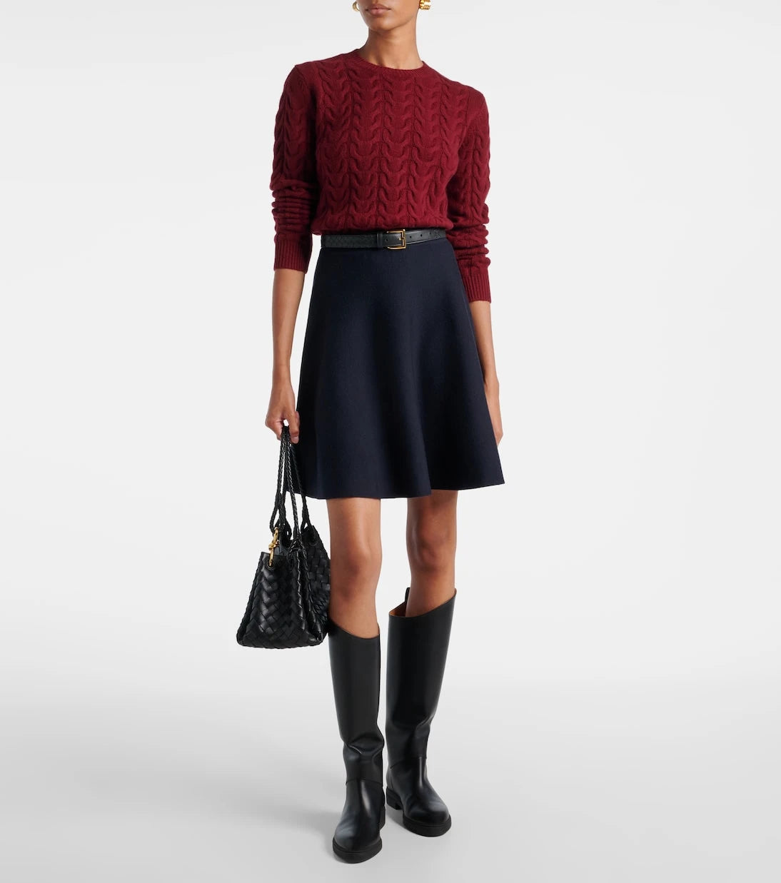 Max Mara - Ubalda virgin wool miniskirt