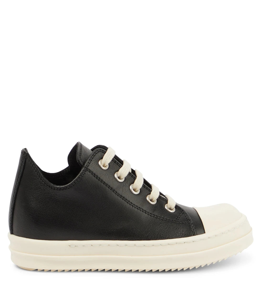 Rick Owens Kids - Strobe leather low-top sneakers