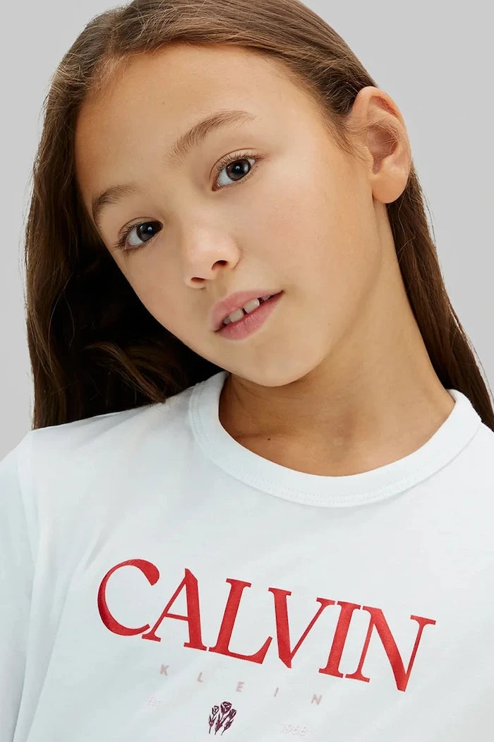 Calvin Klein Jeans Çocuk Pamuklu Tişört