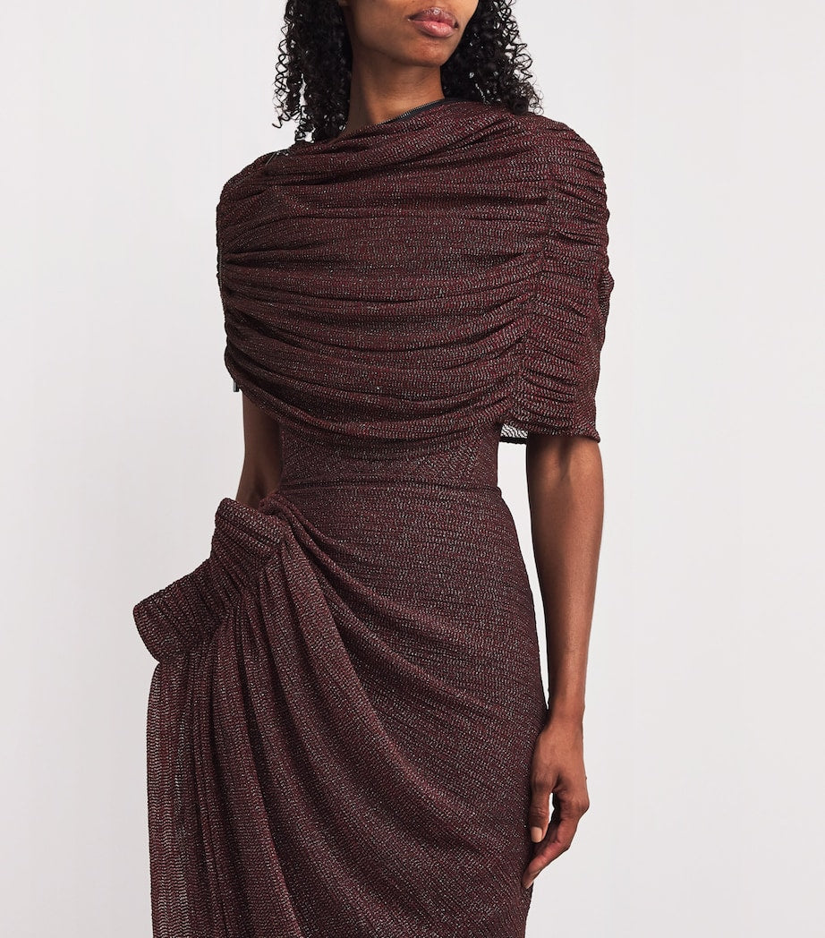 Metallic Annika Cape BLOOD WEB